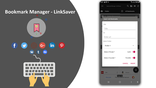 Bookmark Manager - LinkStore/LinkSaver