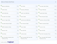 Green Dot Pizza menu 2