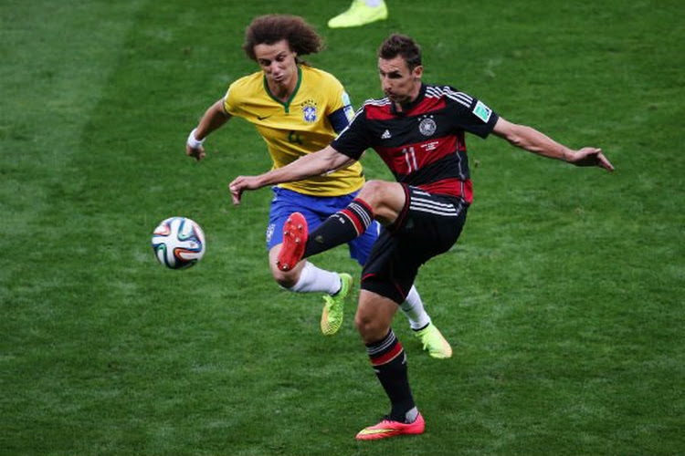 Klose en David Luiz