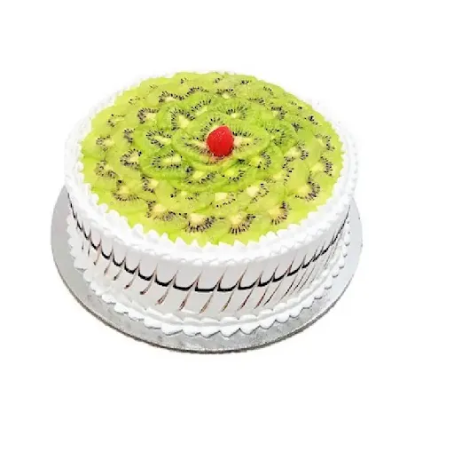 Eggless Kiwi Cake