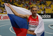 This file photo shows Russia's Antonina Krivoshapka celebrating after winning third place in the women's 400 metres final at the 2013 IAAF World Championships at the Luzhniki stadium in Moscow. Krivoshapka is one of five Russian athletes who have voluntarily admitted doping code violations, the country's track and field athletics federation (RusAF) said Wednesday 19 April 2017..