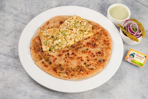 Egg Paneer Paratha.