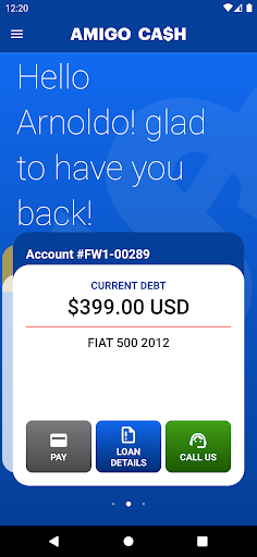 Screenshot AmigoCash