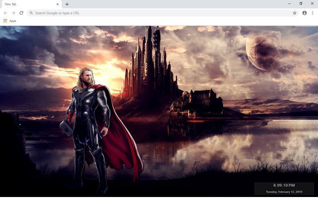 Thor New Tab & Wallpapers Collection