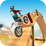 Cover Image of Download Tricky Bike Racing With Crazy Rider 3D 2.0 APK