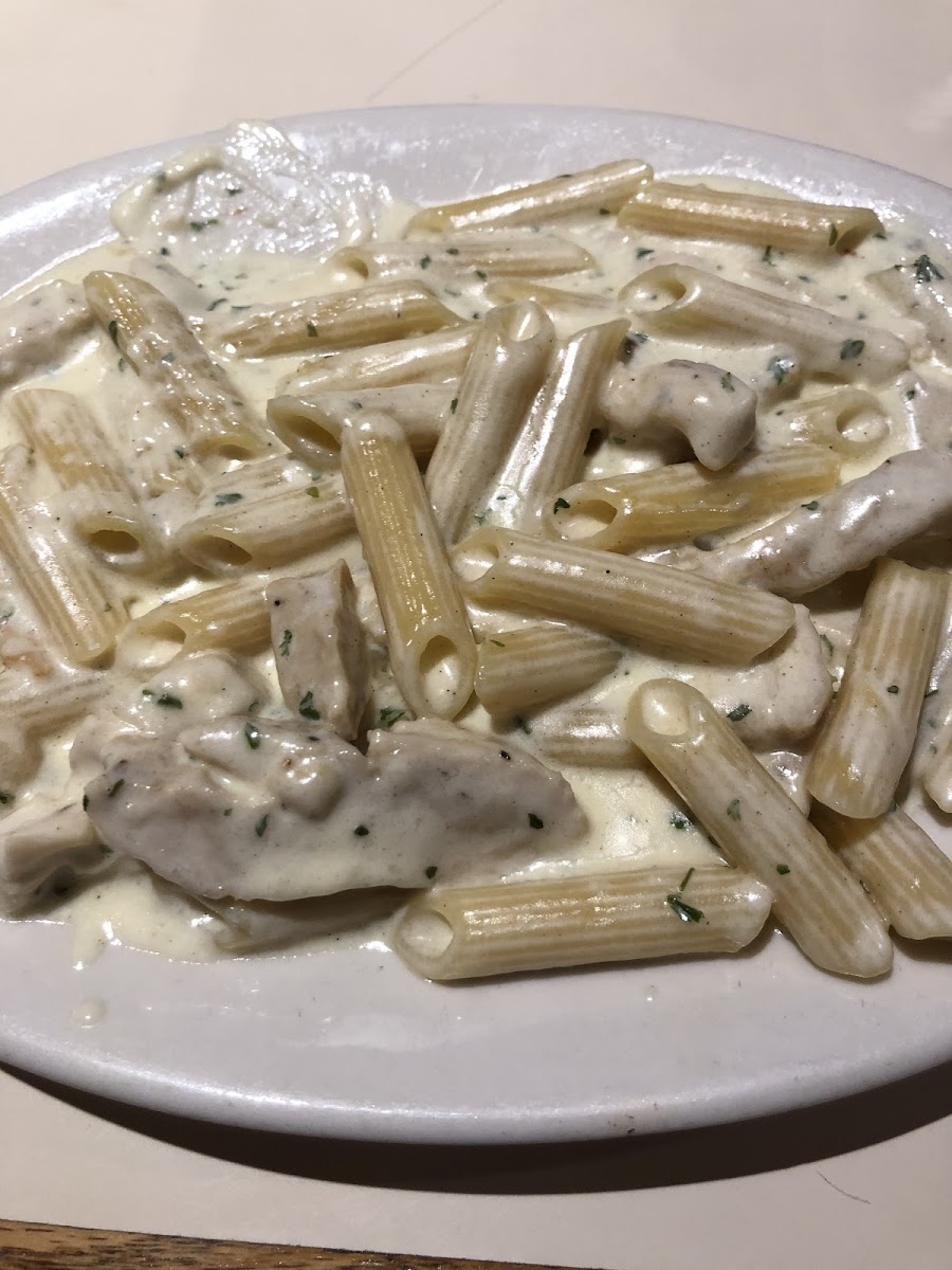 Gluten-Free Pasta at Joe Bologna's Restaurant & Pizzeria