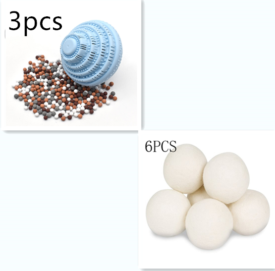 Sfera Magica Eco Naturale Riutilizzabile per Bucato Senza Detersivo Stile Wash Wizard Palline in Plastica per Lavatrice