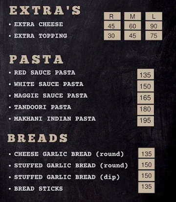 Flavour menu 