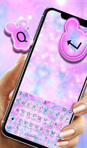 Galaxy Minny Keyboard Theme screenshot 1