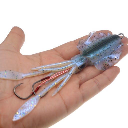 Title 6, Leaded luminous imitation squid bait for effect...
