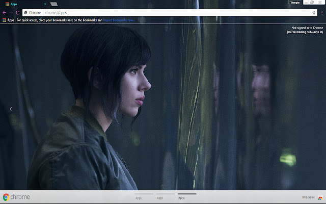 Ghost in the Shell 1440x900 chrome extension