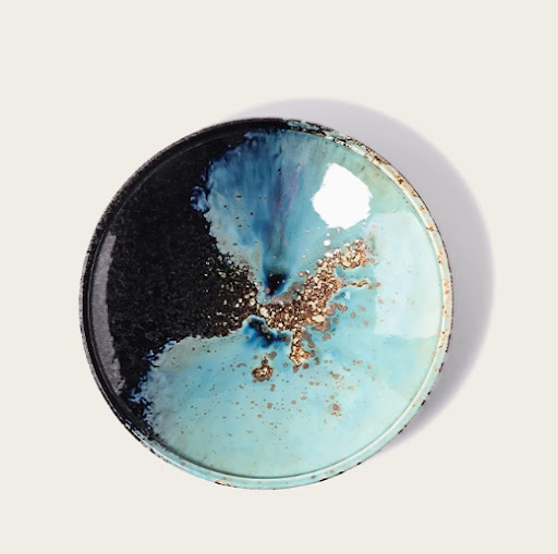 Title 4, European Style Simple Round Art Plate for Steak...