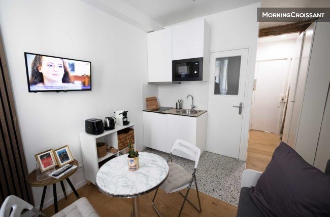 Location meublée appartement 1 pièce 15 m² à Paris 18ème (75018), 2 142 €