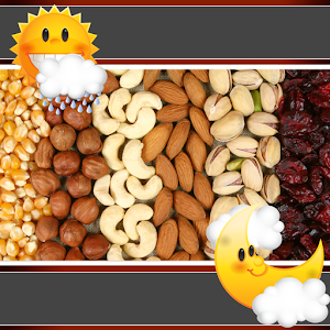 Nuts Clock And Weather logo
