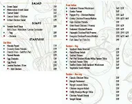 Sky Garden menu 1