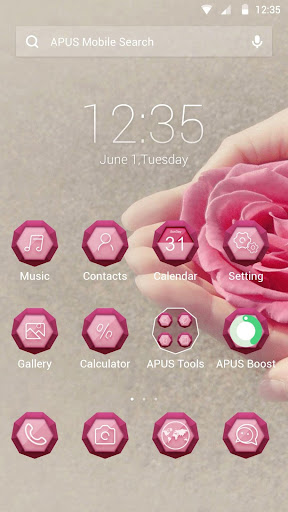 AROMA theme for APUS