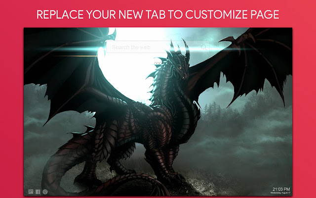 Dragon Wallpaper HD Custom New Tab