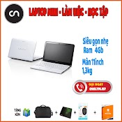 Laptop Mini Đẳng Cấp Sony Vaio 11Inch Sve 11 Ram 4Gb Màn 11Inch Đủ Hdmi Tặng Phụ Kiện