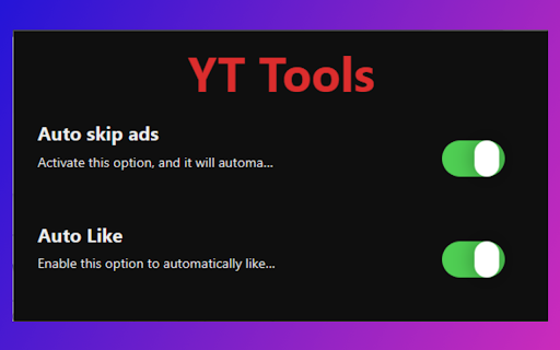 YouTube Tools Preview 1