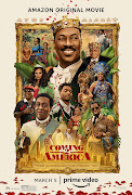 Spot local star Nomzamo Mbatha on this poster for 'Coming 2 America'.