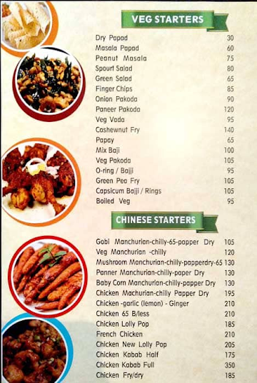 Akshaya Ko menu 