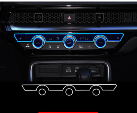 Title 4, 23 CRV Interior Instrument Center Control Gear ...
