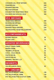 BTM Bawarchi Biryani menu 7