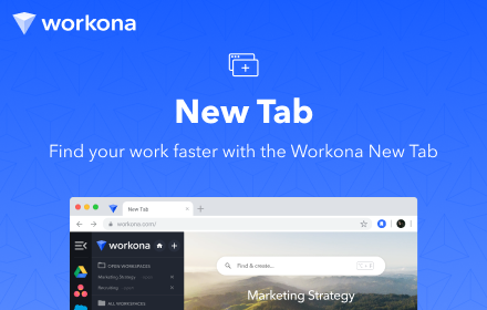 New Tab by Workona small promo image