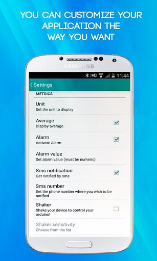 Screenshot Arduino Bluetooth Control