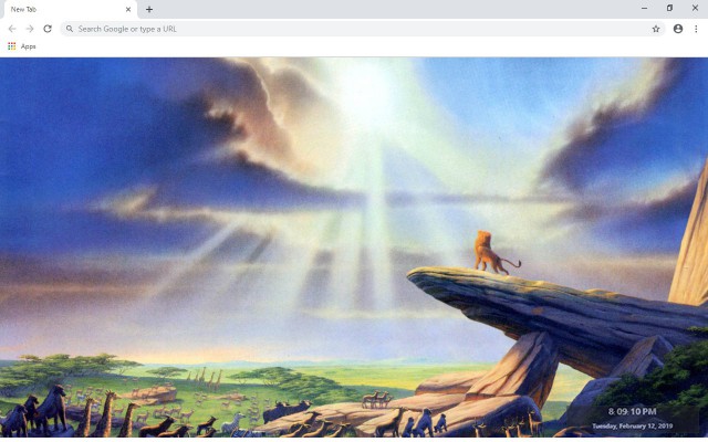 The Lion King New Tab & Wallpapers Collection