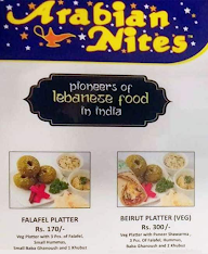 Arabian Nites menu 5