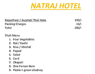 Natraj Hotel menu 3