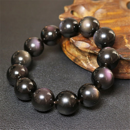 Title 3, Creative Simple Obsidian Bracelet Natural elega...