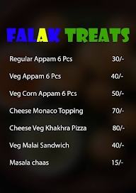 Falak Treats menu 2