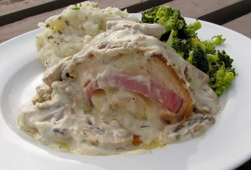 Saucy Chicken Cordon Bleu | Just A Pinch Recipes