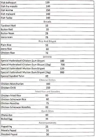 Puna Darbar Veg  Non-Veg menu 2