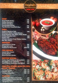 Mughal's Hotel menu 4