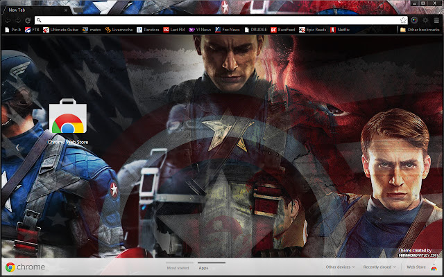 Captain America chrome extension