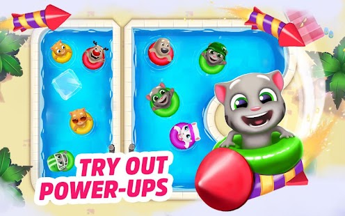 Talking Tom Pool Puzzle Game banner