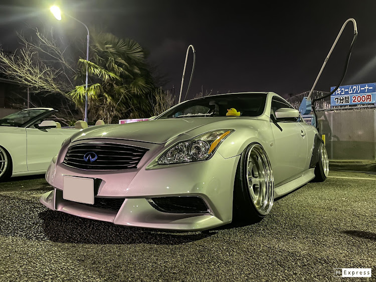 スカイラインクーペのworkwheels・ワイドボディ・meister L1・低そうで低くない少し低い車・車高調整に関するカスタム事例の投稿画像1枚目