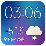 Cover Image of Download Minimal Theme Weather Widget 3.2_release APK