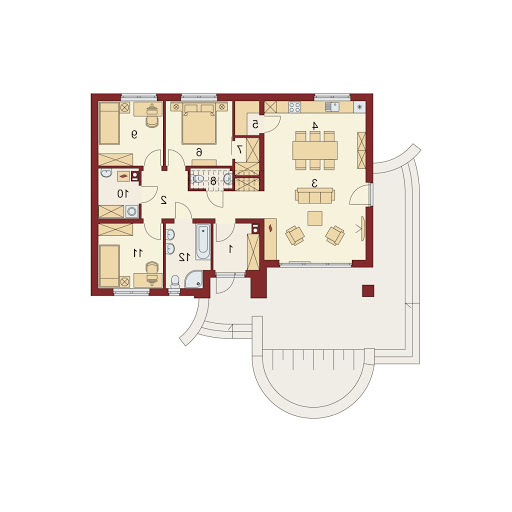 Amazis 3 - Rzut parteru