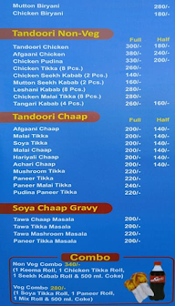 Kolkata Kathi Rolls menu 5