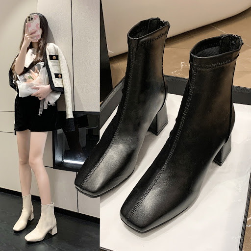 Title 4, Fashionable Womens Martin Boots with Thick Hee...