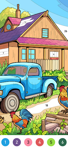 Screenshot Country Farm Coloring Book