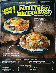 D'savor menu 2