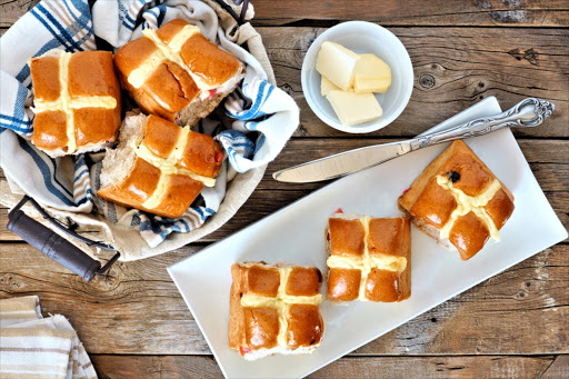 An Easter tradition, this spiced sweet yeast bun is best enjoyed toasted and thickly spread with butter.