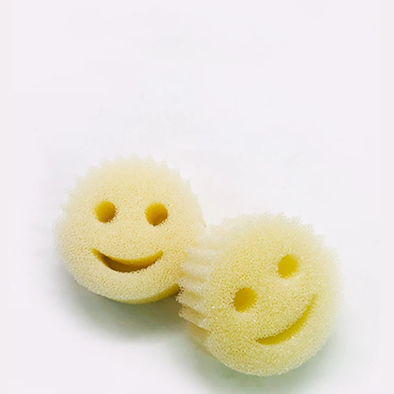 Smiling Face Magic Clean Wipe Loofah Reinigende Spons, Exfolieert Zacht, Verwijdert Vuil en Dode Huidcellen, Voor Zachte en Stralende Huid