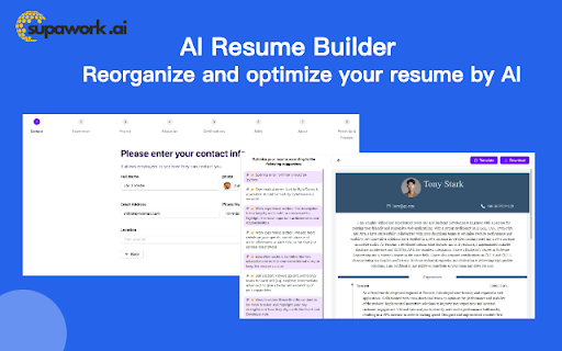 AI Resume Builder - Supawork AI