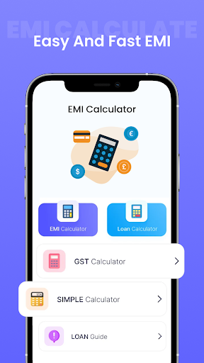 Screenshot Loan Tool: Loan Emi Calculator